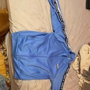Blue adidas track suit top brand new with tags size medium